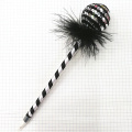 Black and white Sequin ball craft ball pen
